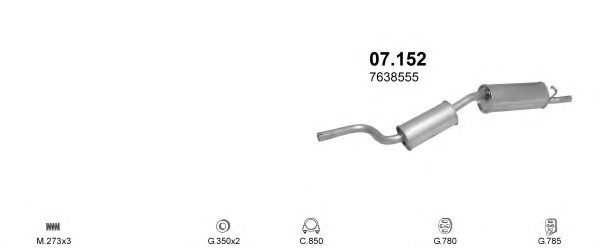 POLMO POLMO00162 Exhaust System